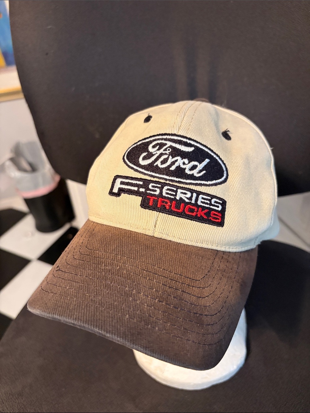 Ford Two-Tone Khaki and Brown F-Series Trucks Cap